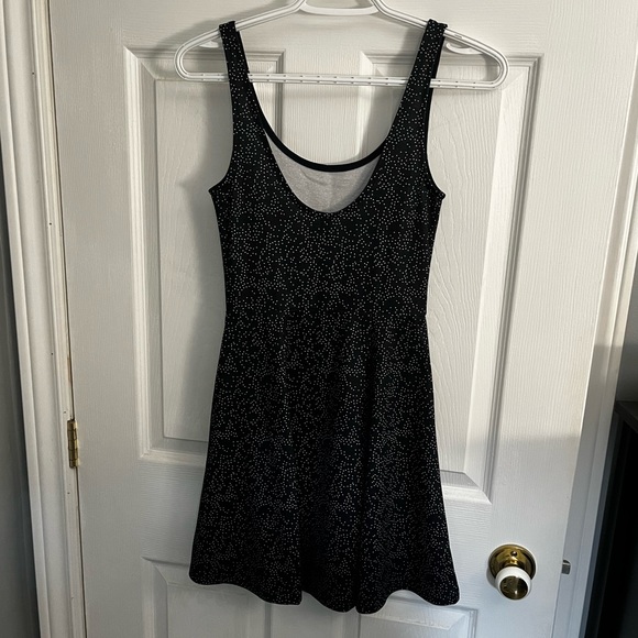 H&M Navy Blue Polka Dot Dress - Picture 4 of 8